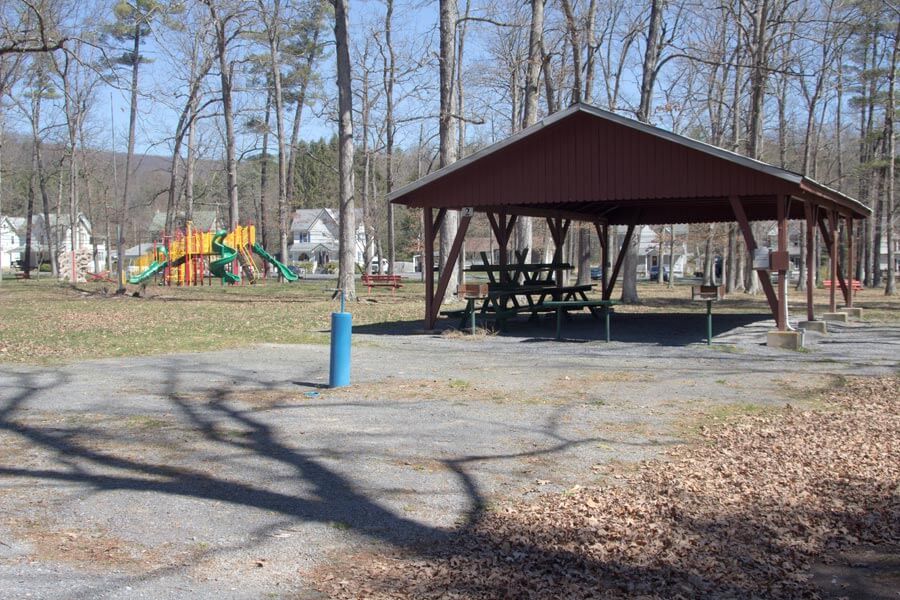 pavilion and playground