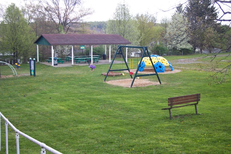 playground and pavilion