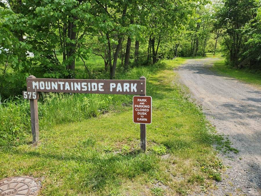 sign for Mountainside Park