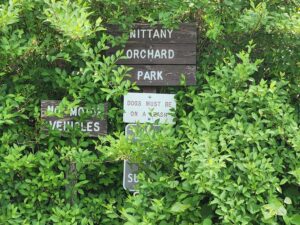 sign for Nittany Orchard Park