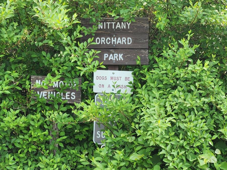 sign for Nittany Orchard Park