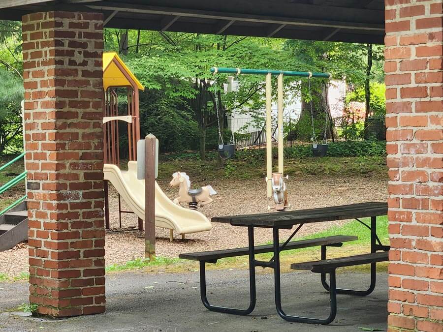 playground and pavilion