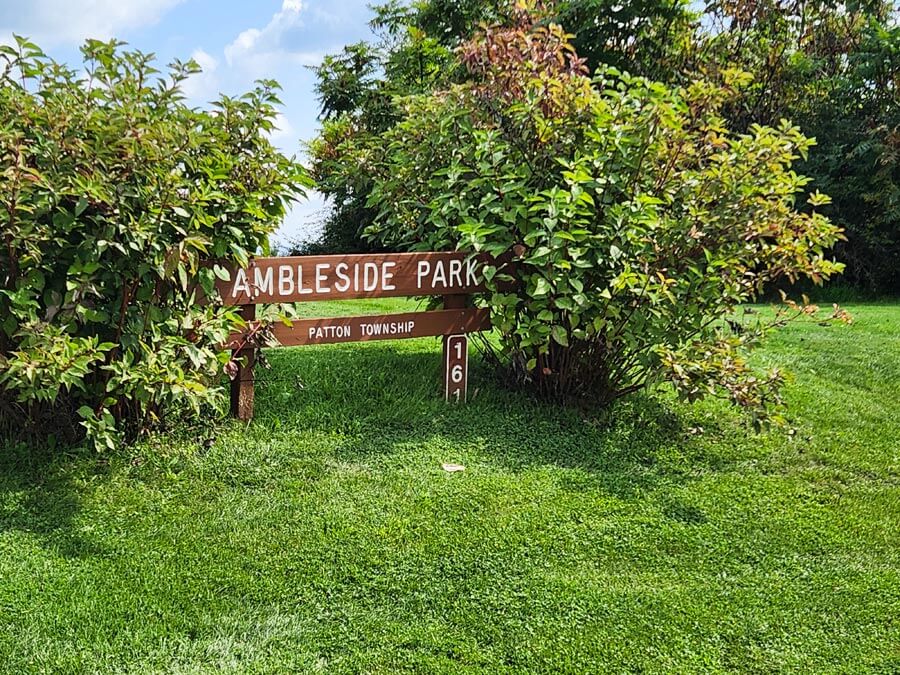 park sign