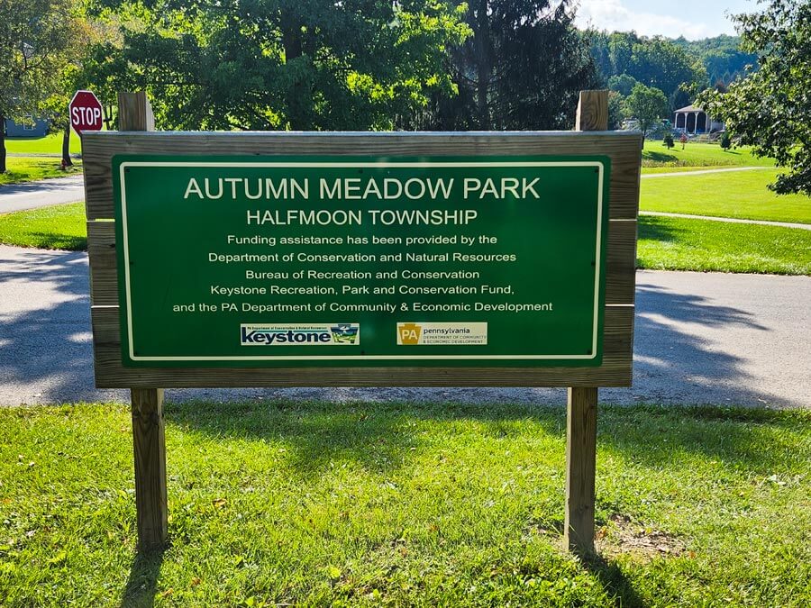 park sign