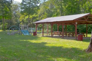 pavilion and playground