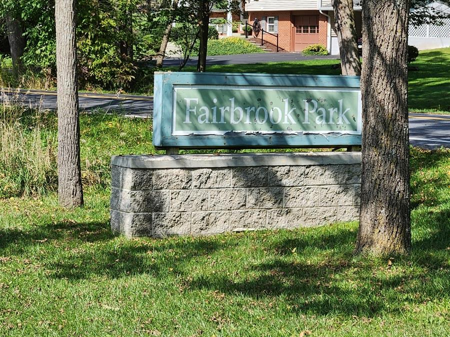 Fairbrook Park sign