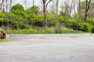 batting cage.