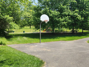 basketball hoop.