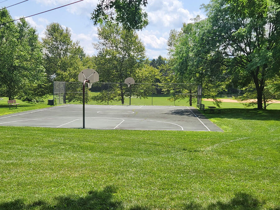 basketball court.