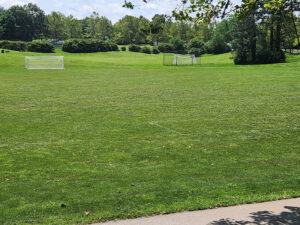 soccer fields.