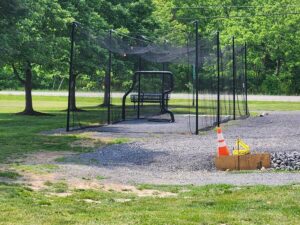 batting cage.