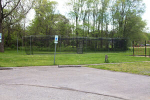 batting cage.