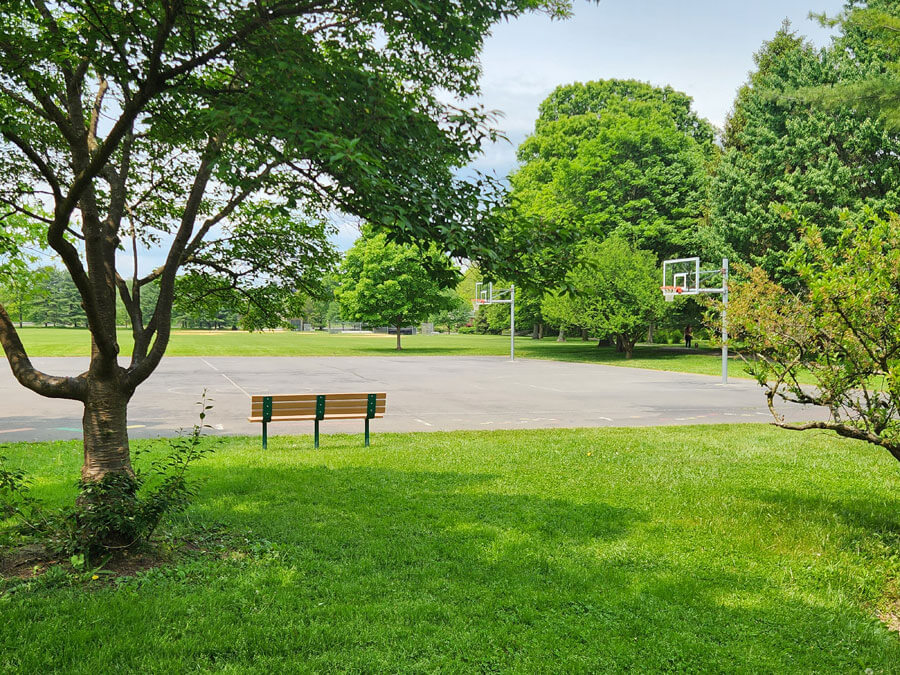 basketball courts.