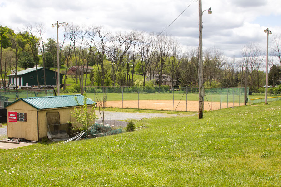 ball field.