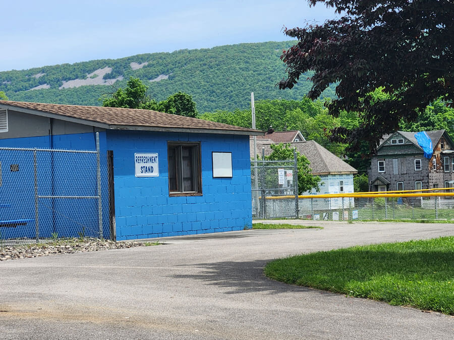 concession building.