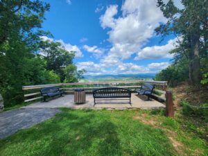 platform with a view of Holidaysburg.