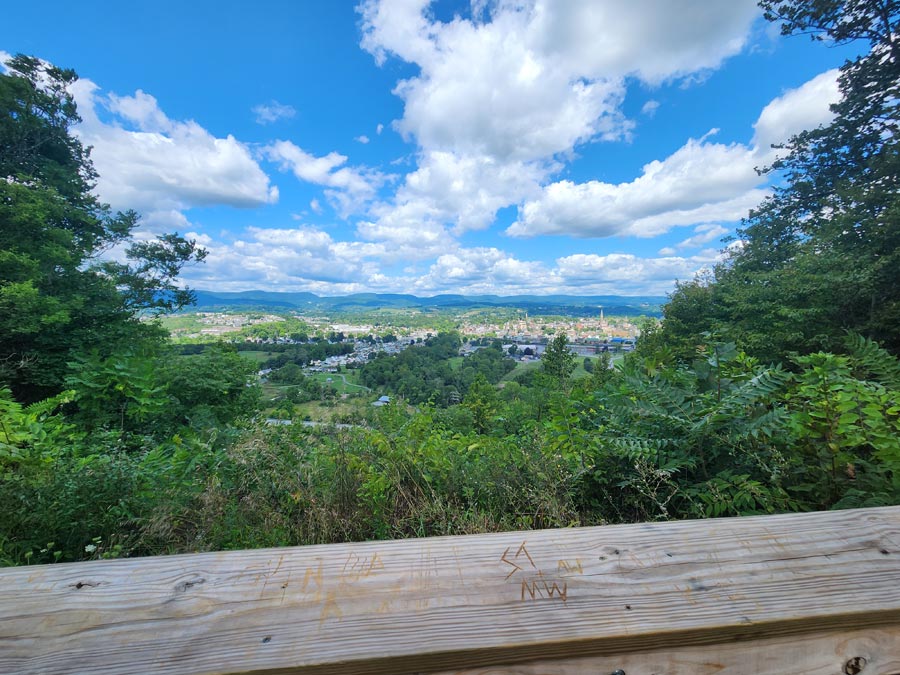 wide angle view of Holidaysburg.