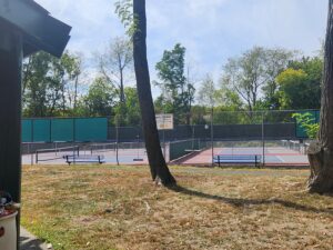 pickleball courts.