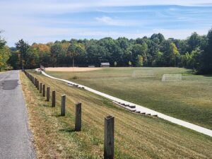soccer fields.