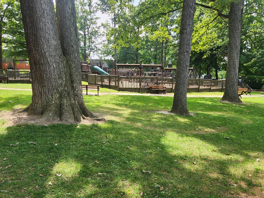 playground from afar.