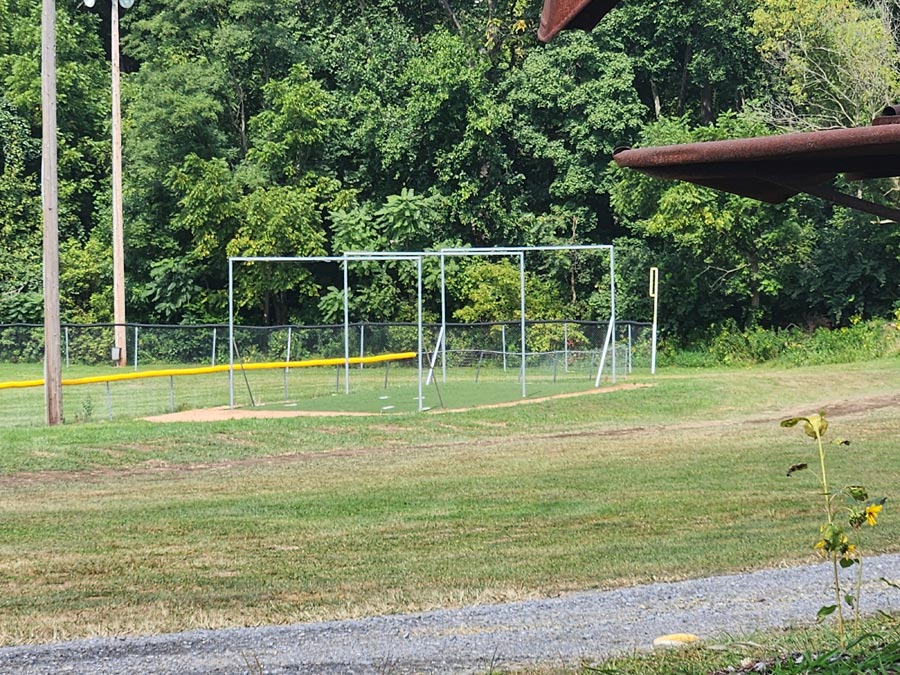 batting cage.