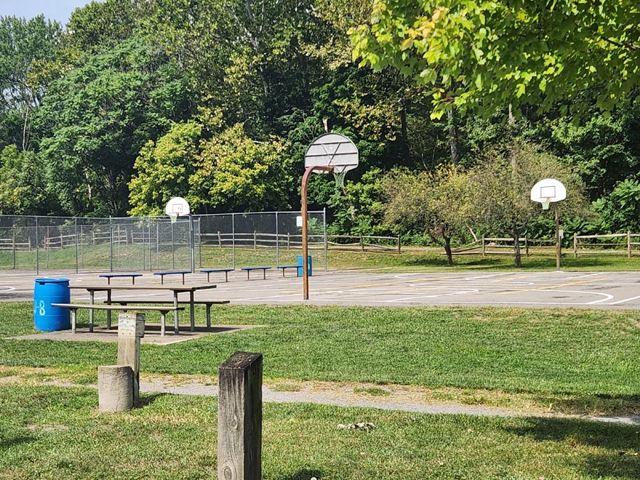 basketball courts.