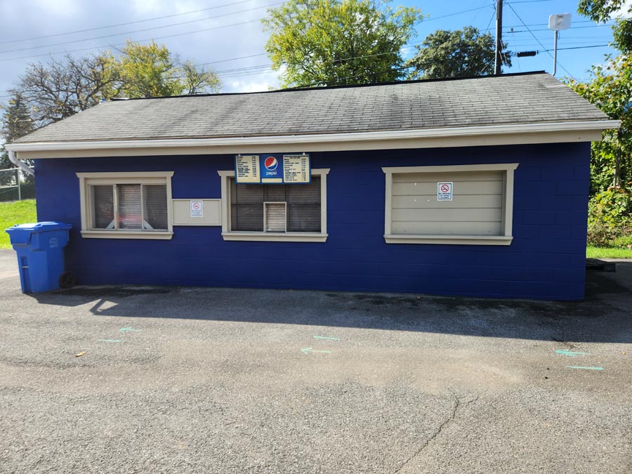 concession building.