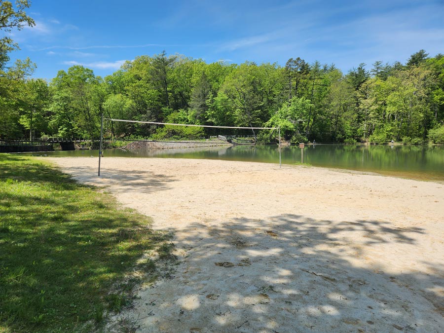 volleyball net.