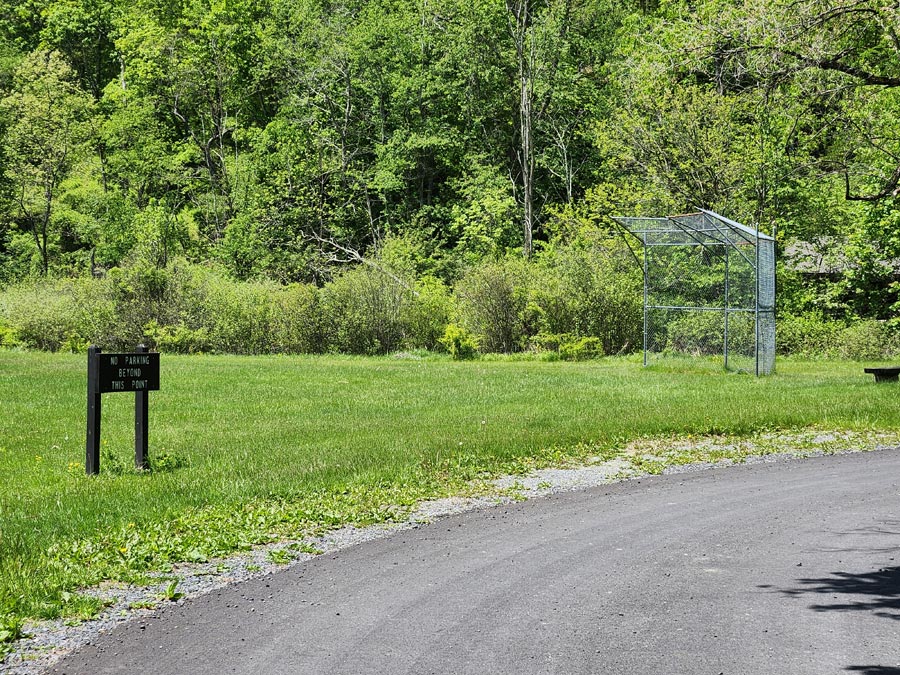 ball field back stop.