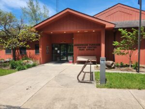 visitor center.