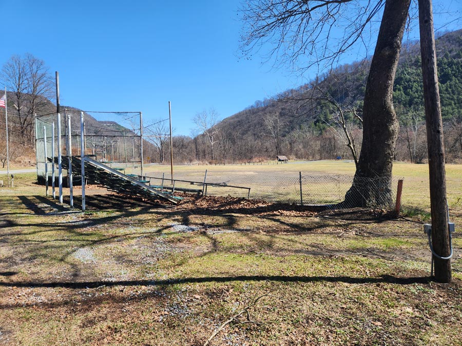 ball field.
