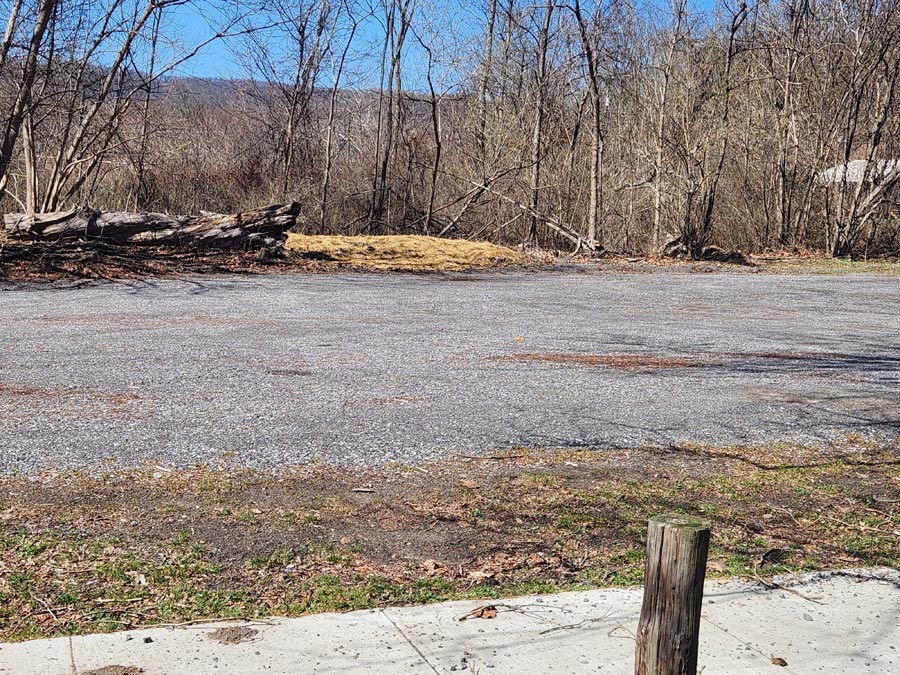 boat launch parking.