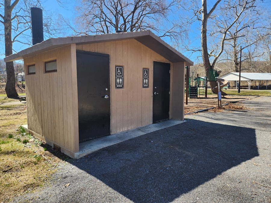 restrooms.