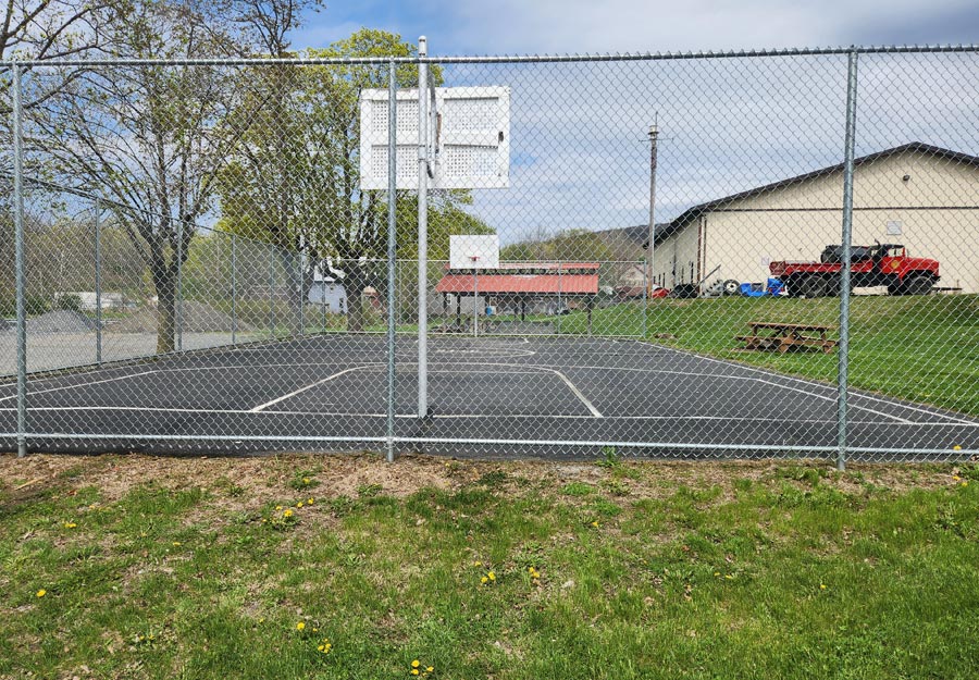 basketball court.