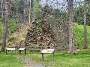 the historic furnace.
