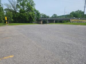 parking lot.