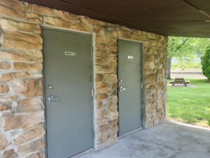 restrooms.