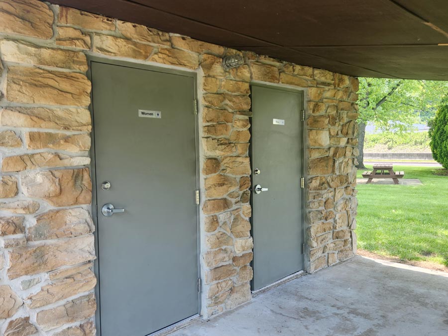 restrooms.