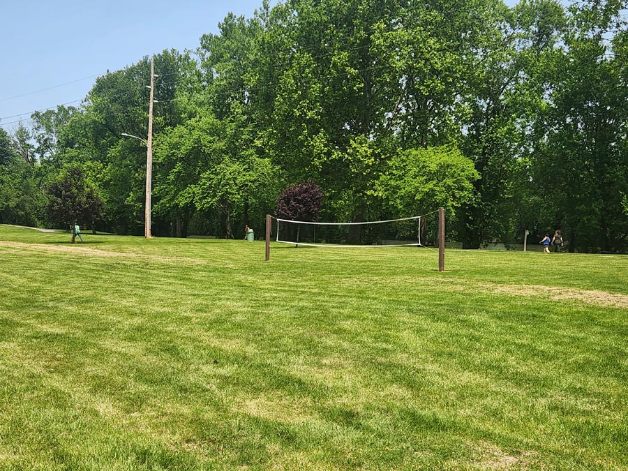 volleyball net.