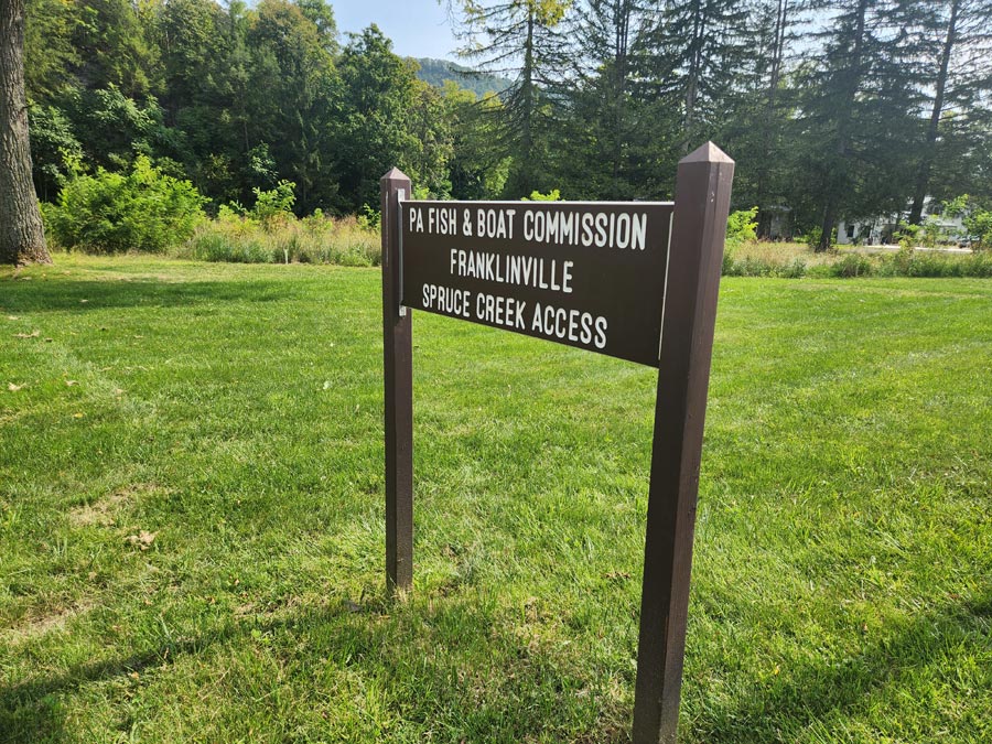Spruce Creek Access, Franklinville, Huntingdon County, Pennsylvania