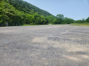 parking lot.