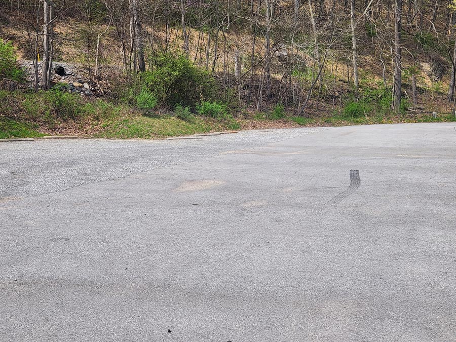 parking lot.